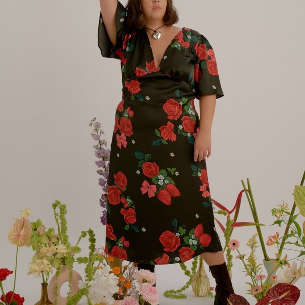 Lisa Says Gah Grace Dress - Black and Red